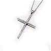Damiani Collana Croce Damiani Mistery 20000812 Cross 0,40 necklace Oro Bianco Diamanti