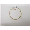 BRACCIALE DA UOMO A MAGLIA IN ORO GIALLO E BIANCO 18KT 750 4,6 GRAMMI (3635)