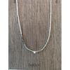 Damiani Collana Damiani Punto Luce 20010461 Necklace Diamante 0,16ct Semirigida