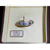 Anello rosario in oro bianco 750 18 kt con zirconi incastonati new