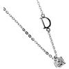 Damiani Collana Damiani Luce 20055860 Oro Bianco Diamante Punto Luce 0,24 CT Necklace