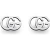 Gucci Orecchini Gucci Studs GG YBD094074001 Earrings Donna Oro Bianco 18 Kt Doppia G
