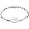 Gucci Jewelry Bracciale Gucci Trademark YBA779169001 Bracelet Argento 17 18 cm Unisex Catena
