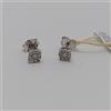 ARMONIE GIOIELLI ARMONIE ORECCHINI PUNTO LUCE PAVE' DI DIAMANTI ORO BIANCO 18KT CT.0.20 (0227)
