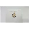 CIONDOLO MEDAGLIA SEGNO ZODIACALE GEMELLI IN ORO GIALLO 18KT 750 2 GRAMMI