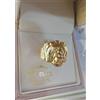 Anello uomo testa leone in oro giallo 750 18 kt NUOVO