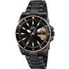 Sector No Limits Orologio Sector 450 R3253276006 Watch Acciaio Nero oro Rosa Uomo 43 mm rosè
