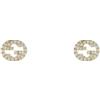 Gucci Jewelry Orecchini Gucci Interlocking G YBD729408002 Earrings Donna Oro Giallo Diamanti