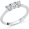 MILUNA PREMIUM DIAMONDS ANELLO TRILOGY DONNA REFERENZA LID3589 NUOVO