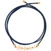 DoDo Bracciale Dodo Stellina Con Cordino Blu DBC1003_STAR4_BLU9R Oro Rosa Bracelet