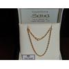 Collana funetta cm 45 modello laser torchon in oro Giallo 750 18 kt Gr 2.1