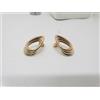 ORECCHINI A BOTTONE IN ORO GIALLO,BIANCO E ROSA 18KT 750 6,1 GRAMMI (3500)