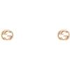 Gucci Timepieces Orecchini Gucci Interlocking G YBD759061001 Earrings Donna Oro Rosa 18 Kt