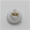 ANELLO DA UOMO IN ORO GIALLO 18KT 750 CON ZIRCONE 6,3 GRAMMI N.20 (0744)