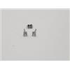 RECARLO ORECCHINI BOTTONE PUNTO LUCE ORO BIANCO 18K E DIAMANTI 0,16 CT (0256)
