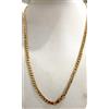 Produzione Orafa Aretina PARURE UOMO DONNA COLLANA BRACCIALE ORO GIALLO MASSICCIO 750 18KT COLLIER OR