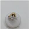ANELLO DA DONNA SENZA PIETRE N.16 IN ORO GIALLO E BIANCO 18KT 5,2 GR. (1607)