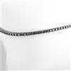 Conti Gioielli * BRACCIALE TENNIS UOMO DONNA ORO BIANCO 18KT 750 DIAMANTI NERI BRACELET OR GOLD