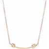 DoDo Collana Dodo Nodo oro Rosa DCC0006_KNOT0_0009R Necklace Catenina Componibile