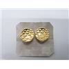 ORECCHINI A BOTTONE SENZA PIETRE IN ORO GIALLO 18KT 750 6,6 GR. (3552)