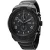 Fossil Orologio Uomo FOSSIL BRONSON FS5712 Chrono Acciaio Nero Oversize 50mm XL NEW