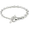 Gucci Jewelry Bracciale Gucci Horsebit a Catena YBA781167001 Bracelet Argento 17 18 cm