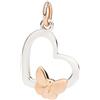DoDo Ciondolo Dodo Cuore silhouette farfalla DMB9014_SHEAR_0009B DMCUT/9B/FA9/K Charm