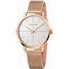 Calvin Klein CK Orologio Uomo CK CALVIN KLEIN MINIMAL K7B21626 Acciaio Mesh Rosè Bianco