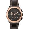 Breil Orologio Uomo BREIL BEND TW1907 Chrono Bracciale Acciaio Nero Rosè