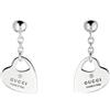 Gucci Jewelry Orecchini Gucci Trademark a lobo pendente YBD796312001 Earrings Cuori Argento