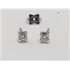 RECARLO ORECCHINI BOTTONE PUNTO LUCE ORO BIANCO 18K DIAMANTI DA 0,28 CT (0201)
