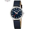 Mondaine Classic Blu 36mm Swiss Made A660.30314.40SBD FS221-02 - listino 228eu