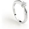 Damiani Anello Solitario Damiani Sei Tu 20076576 diamante ring diamond 0,14 punto luce