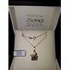 Collana e ciondolo/medaglia angelo in oro giallo 750 18 kt Gr. 1.8 nuova