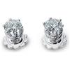 Damiani Orecchini Damiani Minou 20055878 In Oro Bianco E Diamanti Punto Luce 0,50 Ct