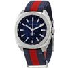 Gucci Timepieces Orologio Gucci GG2570 YA142304 Watch Nylon Rosso Blu Datario 41 mm Uomo Swiss