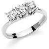 MILUNA TESORI DI FAMIGLIA TRILOGY ANELLO DONNA REFERENZA LID3295-015G7 NUOVO