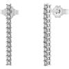 Bliss Orecchini Bliss Lumina 20085113 Earrings Oro Bianco Diamanti Pavè Bacchette