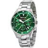 Sector No Limits Orologio Sector 230 r3273661006 Watch Uomo Cronografo verde Acciaio Dive
