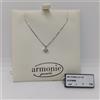 ARMONIE GIOIELLI ARMONIE COLLANA PUNTO LUCE IN ORO BIANCO 18KT 750 E DIAMANTE DA 0.12 (0414)