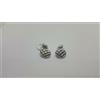 GEMELLI DA UOMO IN ORO BIANCO 18KT 750 6,3 GRAMMI (3485)