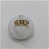 ANELLO DA UOMO IN ORO GIALLO 18KT 750 CON ZIRCONE 5,25 GRAMMI N.23 (0745)