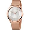 Calvin Klein CK Orologio Uomo CK CALVIN KLEIN MINIMAL K3M2T626 Bracciale Acciaio Mesh Rosè