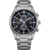Citizen Orologio Eco Drive Citizen Classic in Acciaio Crono con Data CA7028-81E Nero
