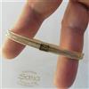 Savagioielli Bracciale Calza Elastico Donna Uomo in Oro Giallo 750 18 kt Nuovo