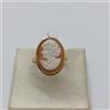 ANELLO DA DONNA CON CAMMEO IN ORO GIALLO 18KT 2,8 GR. (7055) N.14