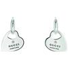 Gucci Jewelry Orecchini Gucci Trademark a cerchio pendente YBD796302001 Earrings Cuori Argento
