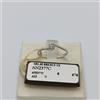 ARMONIE GIOIELLI ARMONIE ANELLO SOLITARIO IN ORO BIANCO 18KT E DIAMANTE NATURALE 0.04 (0357)