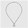 Gucci Timepieces Collana Gucci Interlocking YBB455307001 necklace Argento Sterling brunito 45 Cm