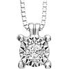 Bliss Collana Bliss Rugiada 20069983 Necklace Oro Bianco Diamante Punto Luce 0,01 ct